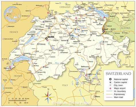 switzerland cities and towns.